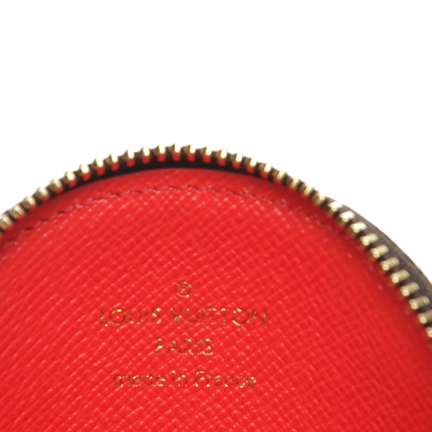 Monogram 2016 Christmas Animation Round Coin Purse Rouge