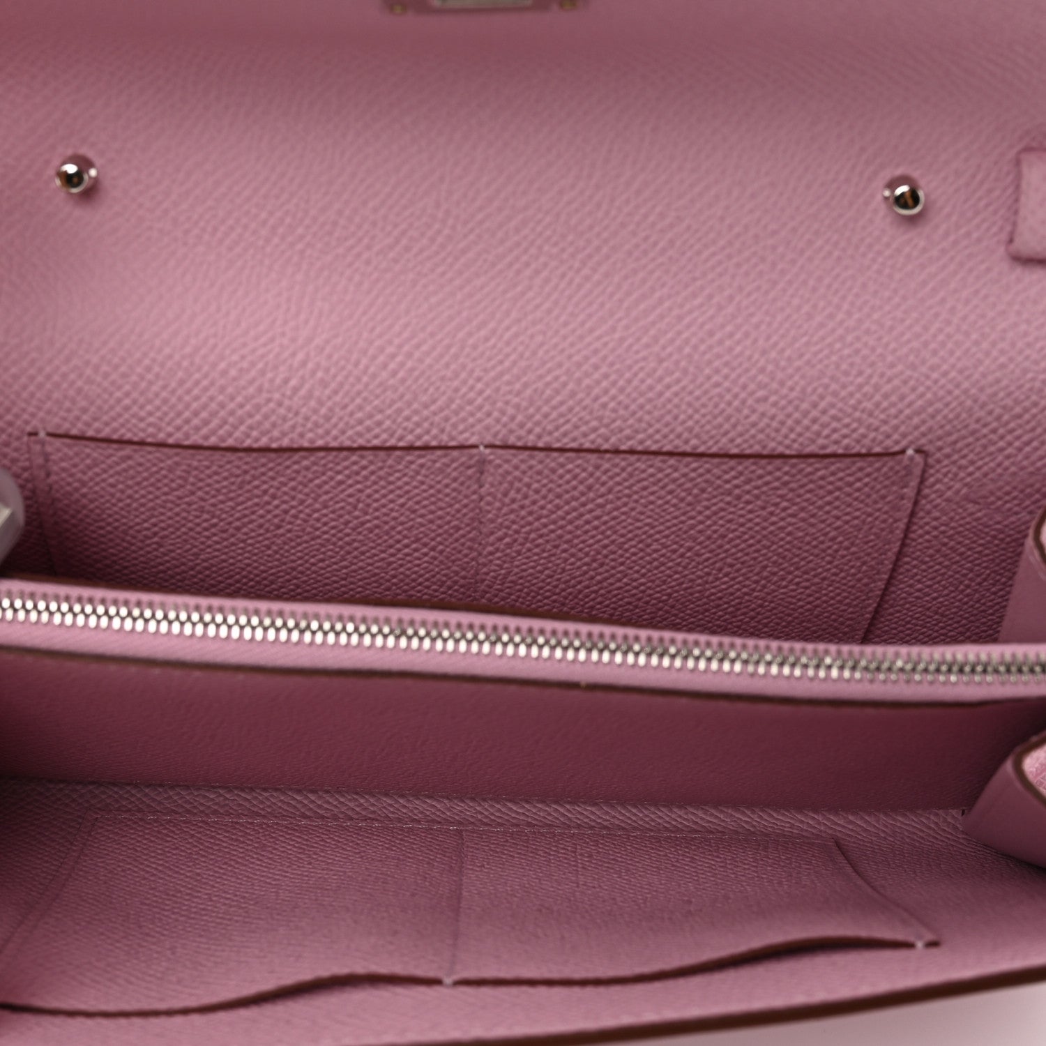 Hermes Epsom Kelly To Go Wallet Mauve Sylvestre 5 of 8