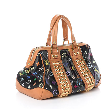Louis Vuitton Monogram Multicolor Courtney MM Black 2 of 8