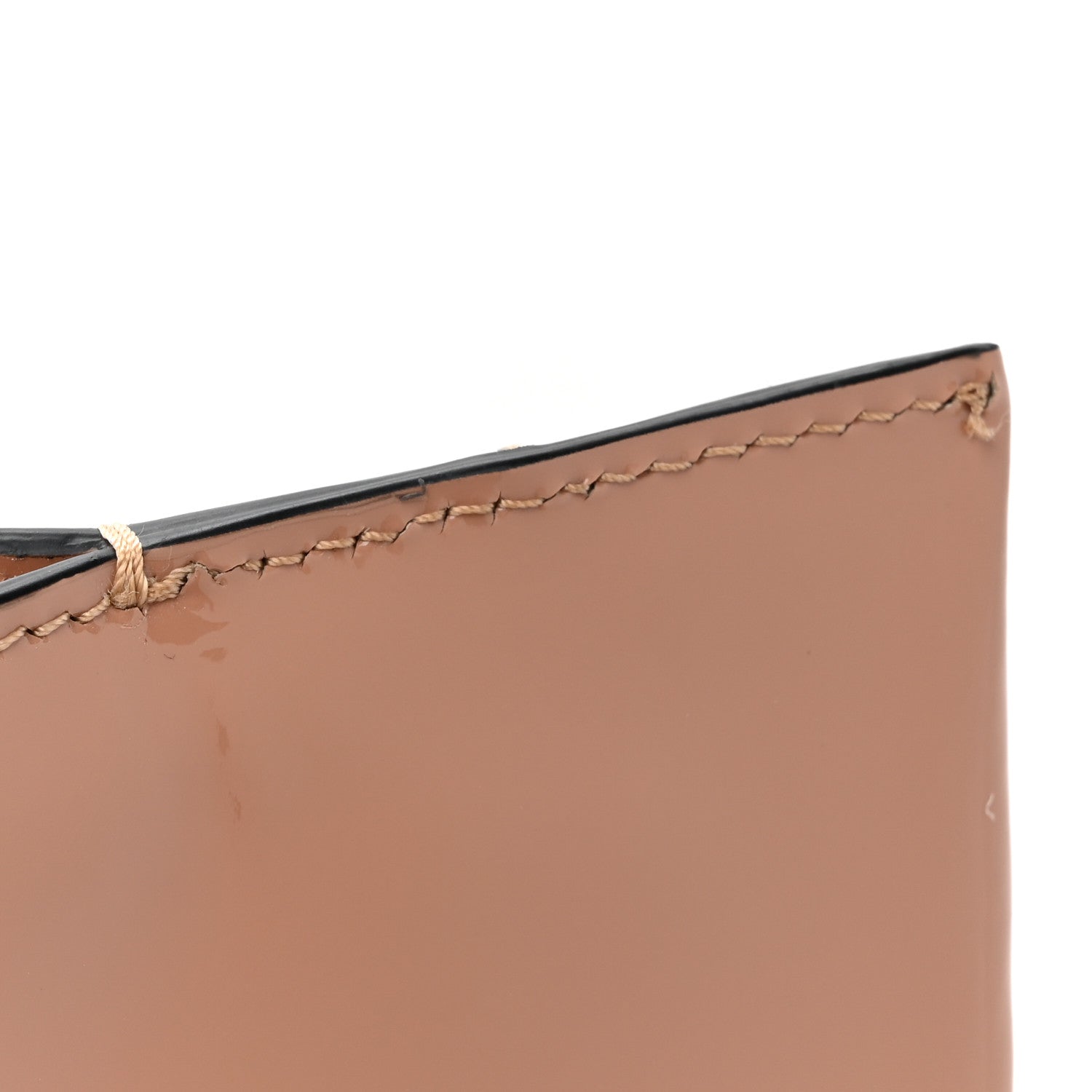 Christian Louboutin Patent Loubi Twist Zip Clutch Bag Nude 7 of 8