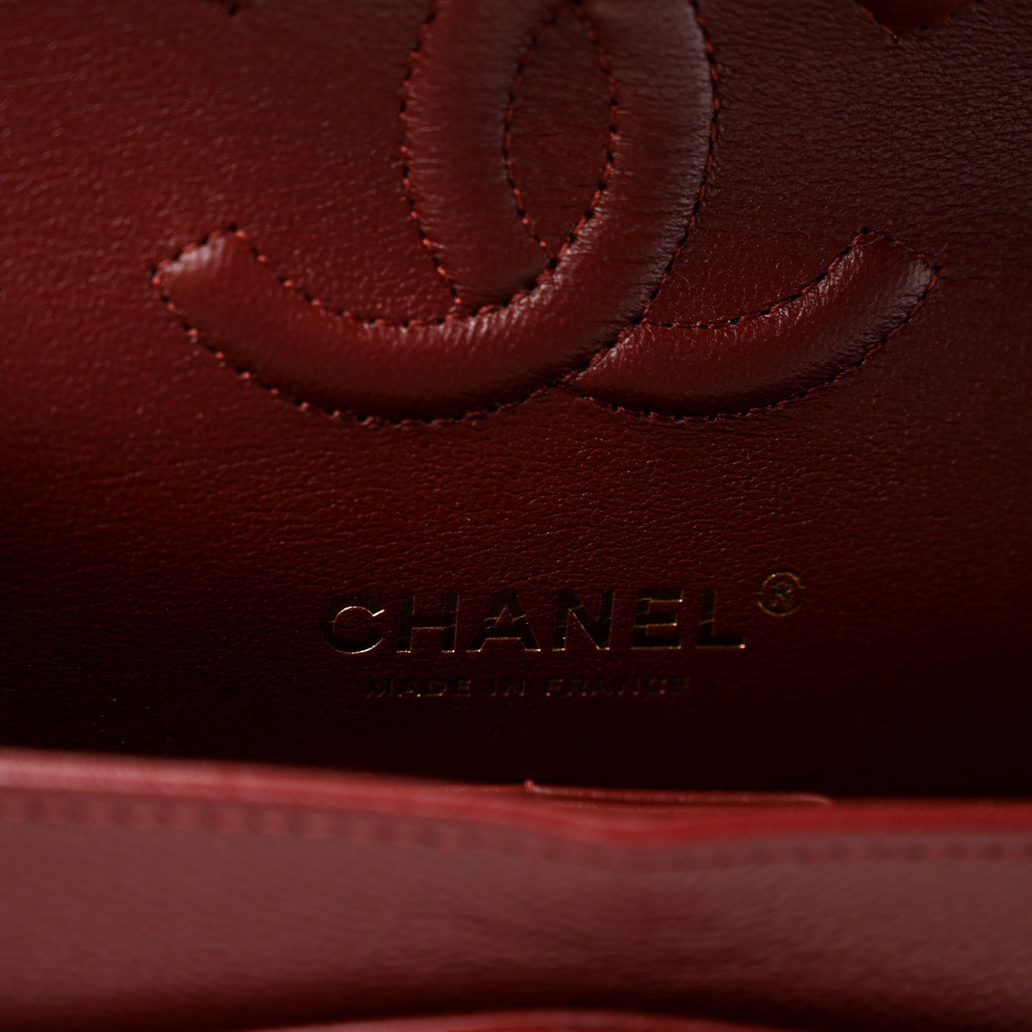 Chanel Caviar Quilted Small Double Flap Burgundy 6 of 13
