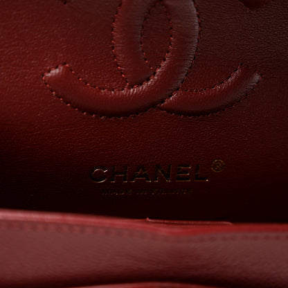 Chanel Caviar Quilted Small Double Flap Burgundy 6 of 13