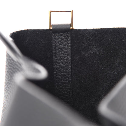 Hermes Taurillon Clemence Picotin Lock 22 MM Black 9 of 10