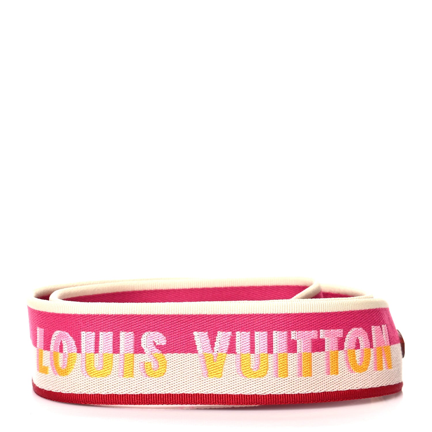Louis Vuitton Jacquard Speedy Bandouliere 20 Shoulder Strap Fuchsia 2 of 3