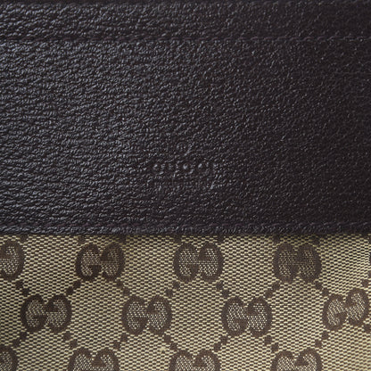 Gucci GG Monogram Web Double Pocket Belt Bag Dark Brown 7 of 8