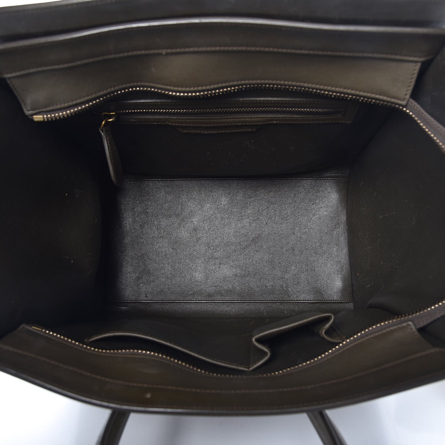 Smooth Calfskin Mini Luggage Khaki