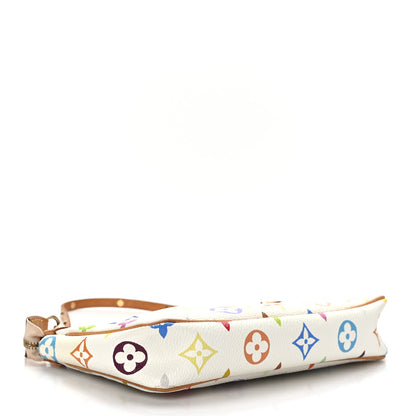 Louis Vuitton Monogram Multicolor Pochette Accessories White 4 of 9