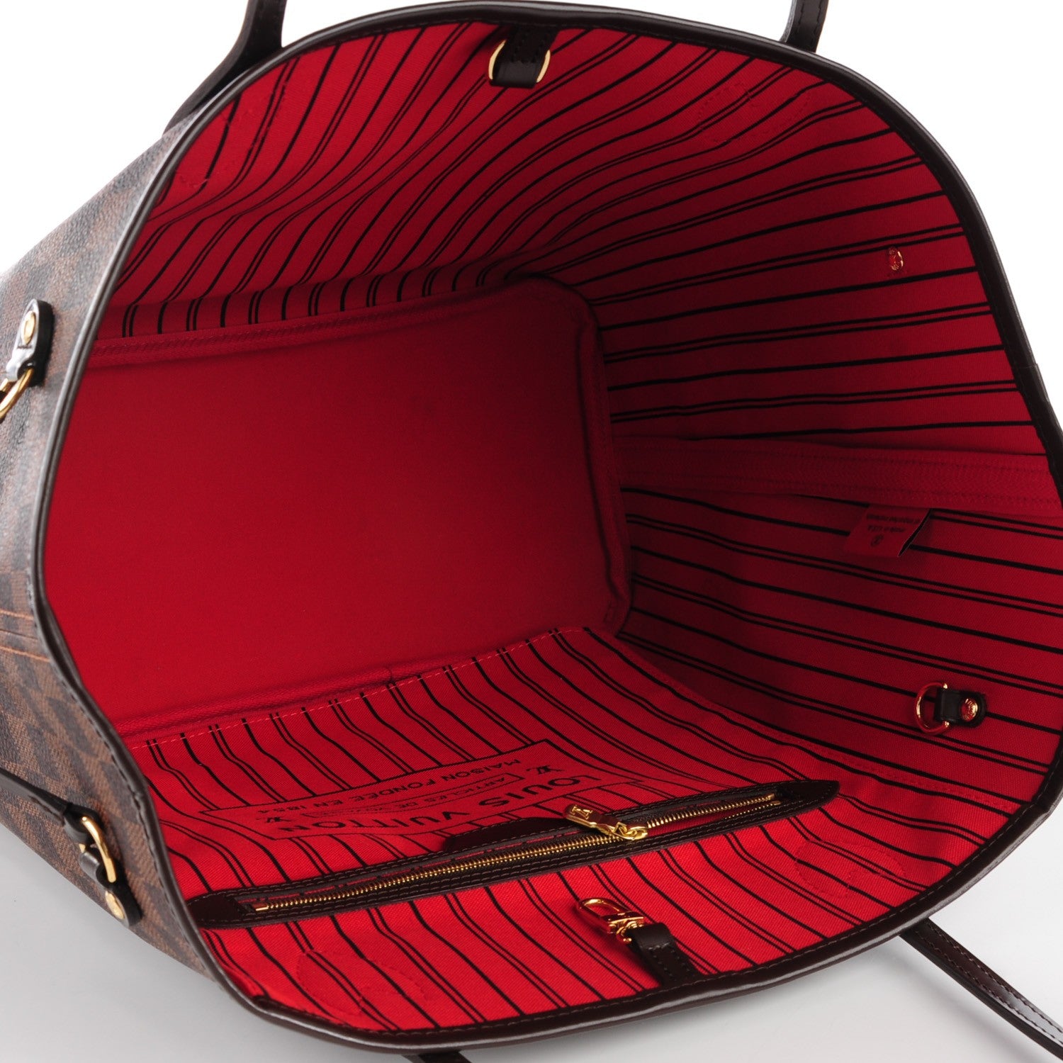 Louis Vuitton Damier Ebene Neverfull MM 5 of 8