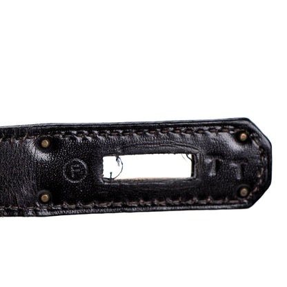 Hermes Box Kelly Retourne 32 Chocolate 25 of 53