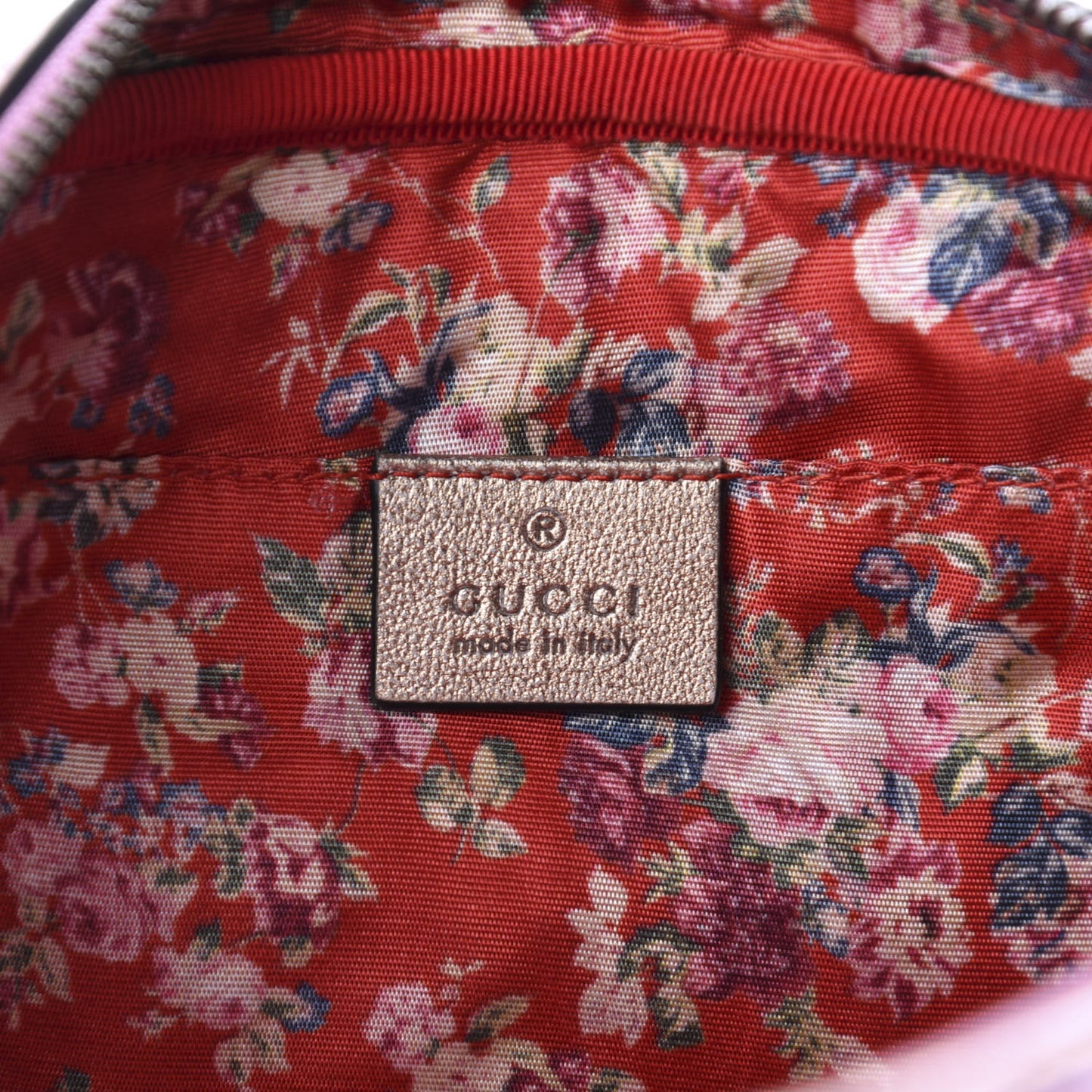 Laminated Nappa Trapuntata Small Zumi Shoulder Bag Rosa Lago Rame