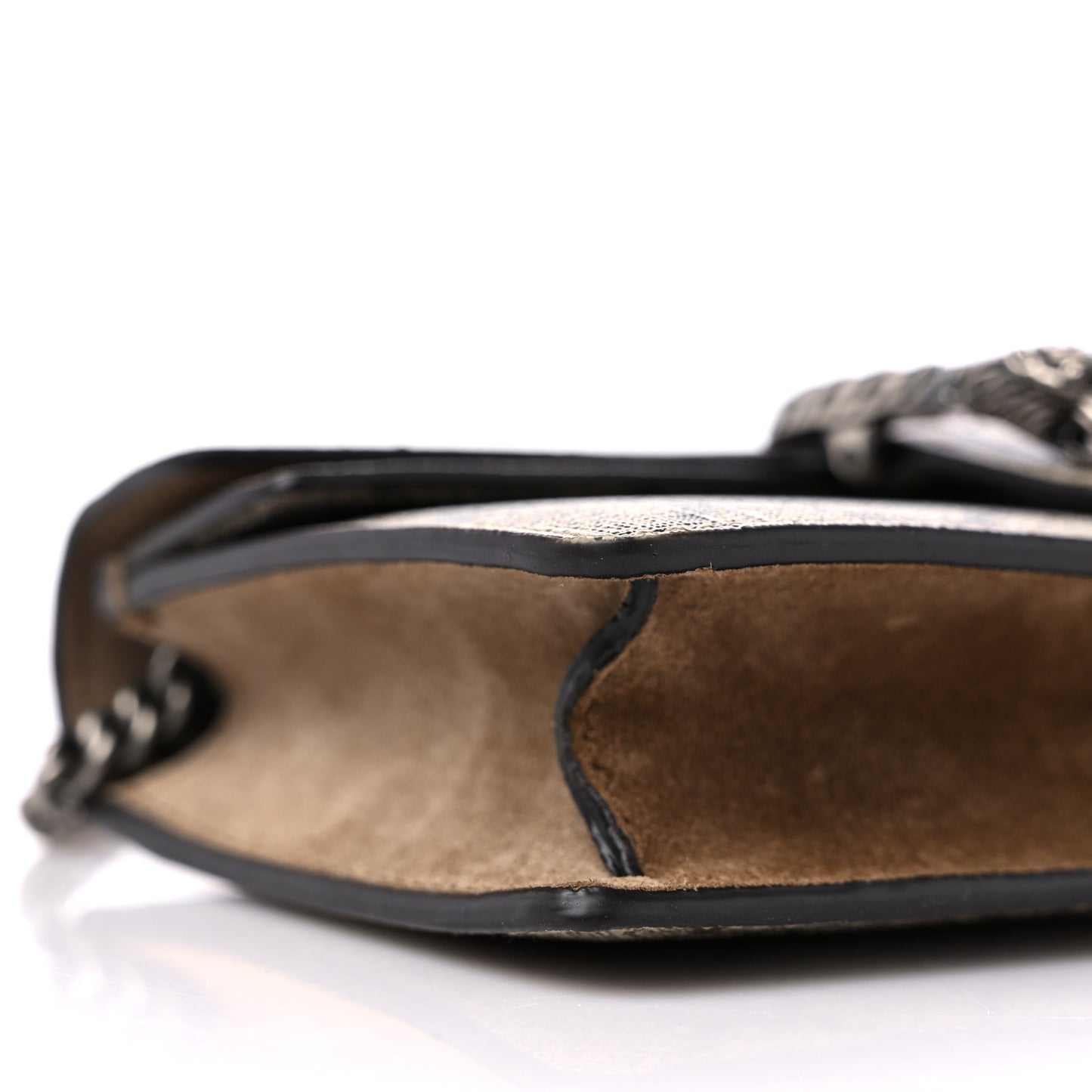 GG Supreme Monogram Super Mini Dionysus Shoulder Bag Taupe