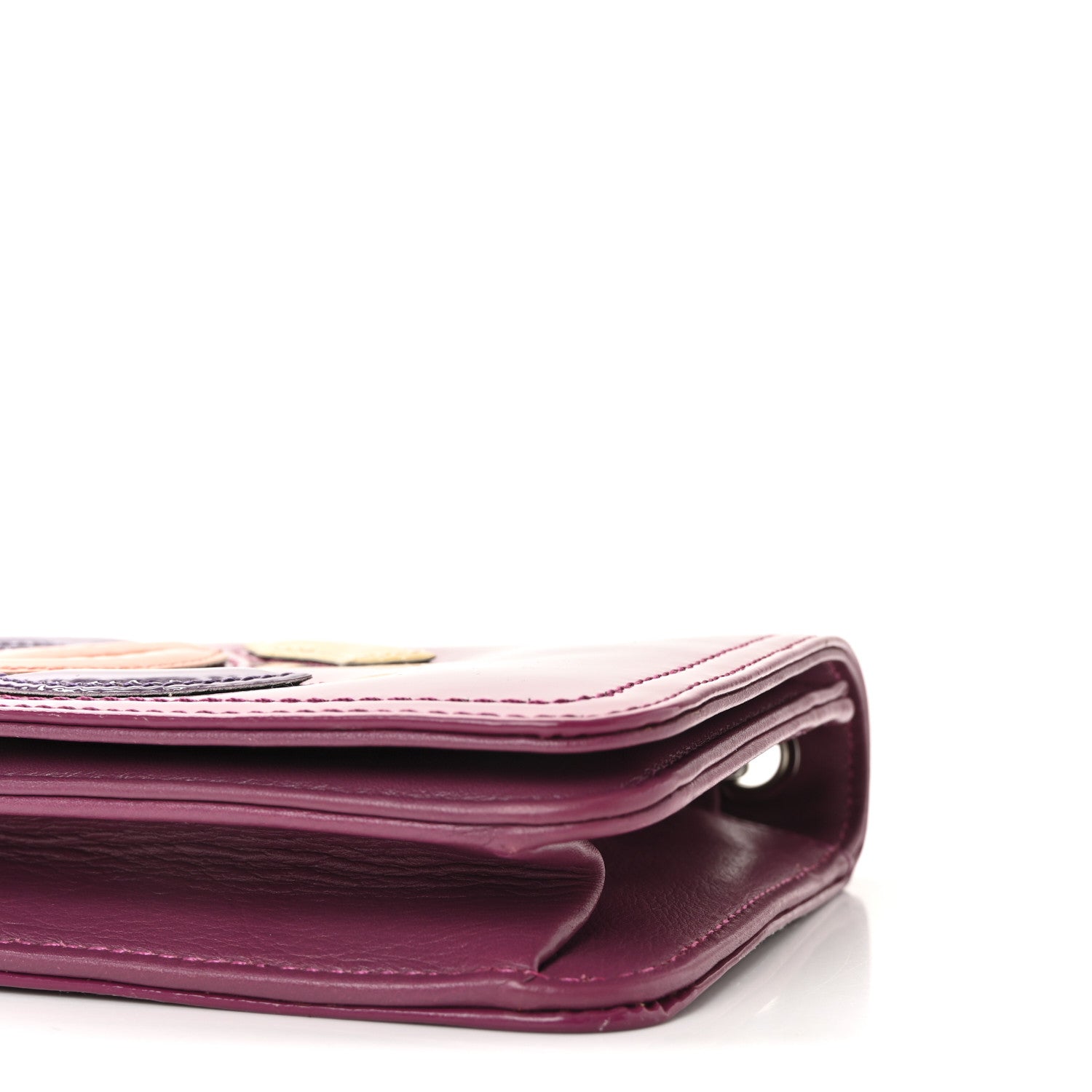 Chanel Vinyl Lipstick Flap Viole 9 of 9