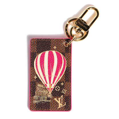 Louis Vuitton Damier Ebene Illustre Air Balloon Bag Charm Grenade 1 of 6