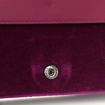 Gucci Velvet Super Mini Dionysus Shoulder Bag Fuchsia Violet Cyclamen 9 of 11