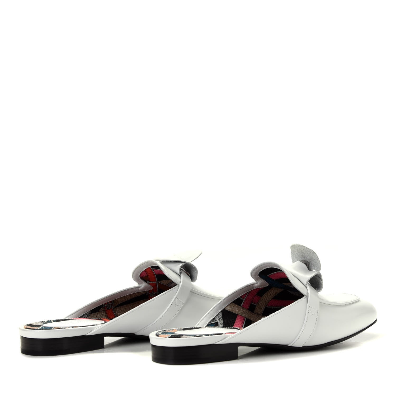 Hermes Calfskin Oz Mules 38 White 3 of 6