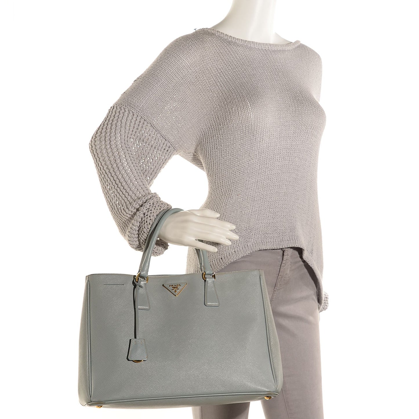 Saffiano Lux Large Tote Lago