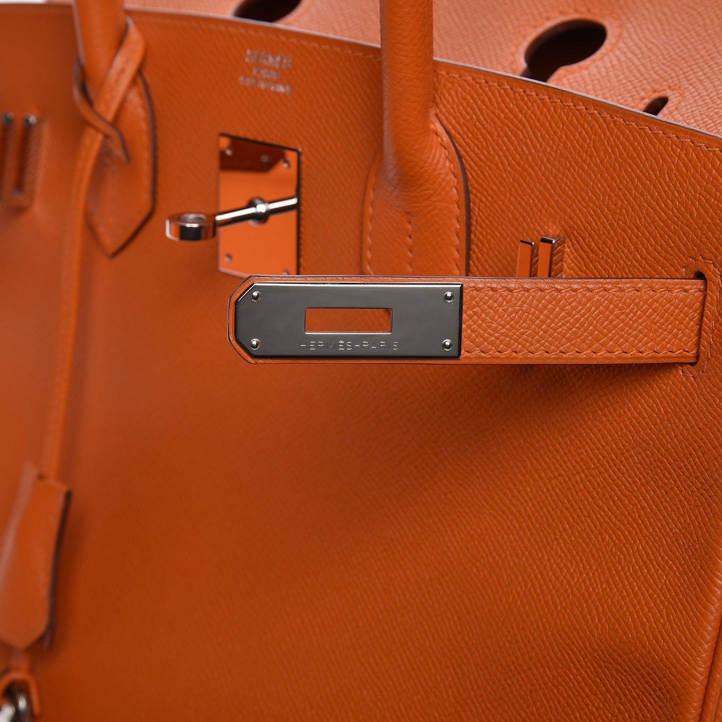 Epsom Birkin 30 Orange