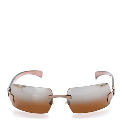 Chanel Frameless CC Sunglasses 4048 Pink 2 of 9