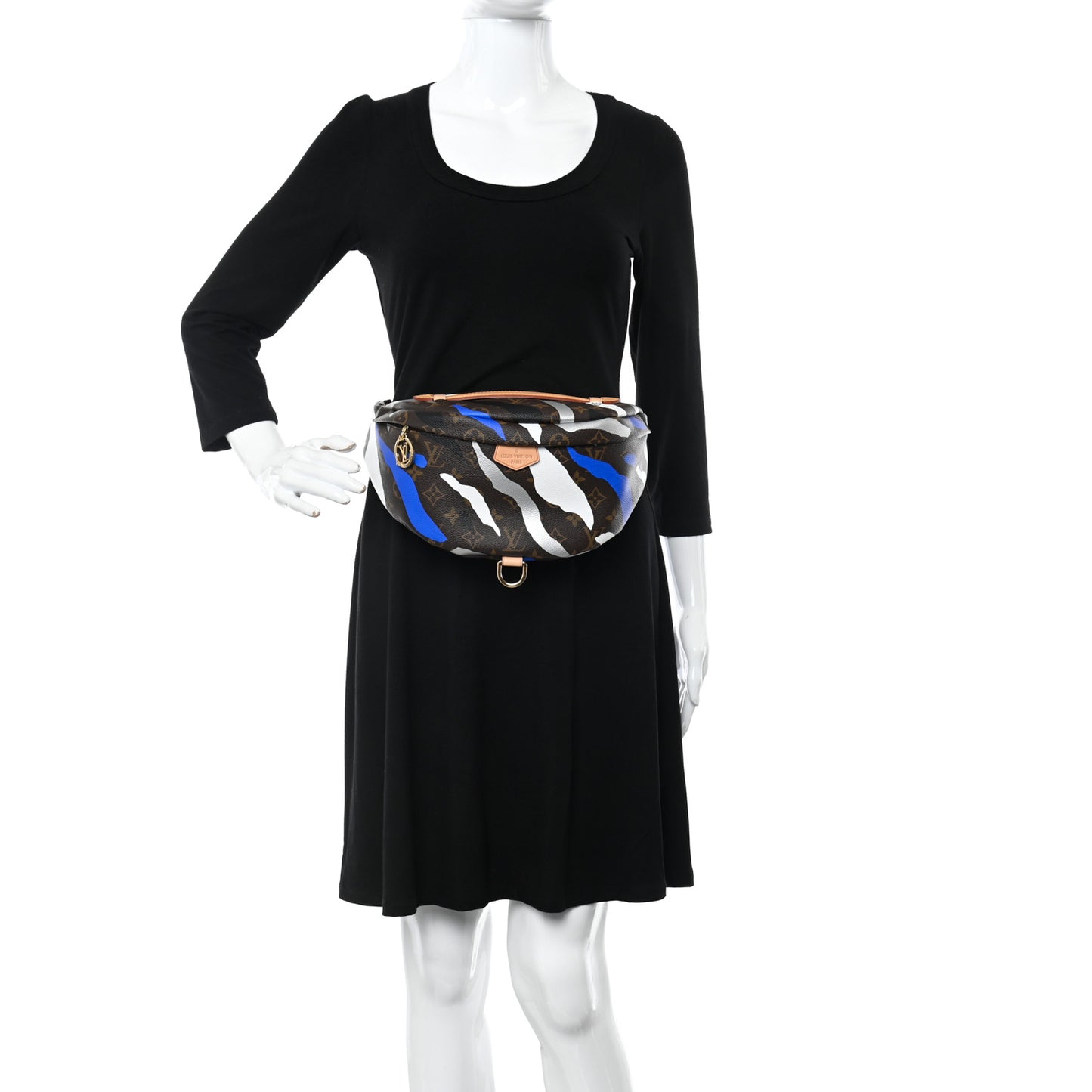 x LoL Monogram Bumbag Blue Silver