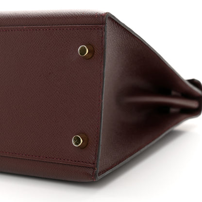 Hermes Epsom Kelly Sellier 32 Bordeaux 10 of 20