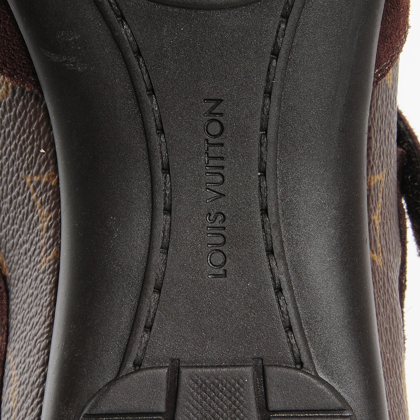 Suede Monogram Globe Trotter Sneakers 37.5