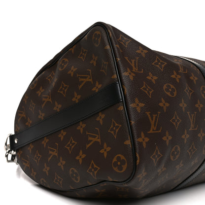 Louis Vuitton Monogram Macassar Keepall Bandouliere 45 7 of 8