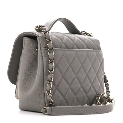 Chanel Caviar Quilted Medium Business Affinity Flap Grey 3 of 11