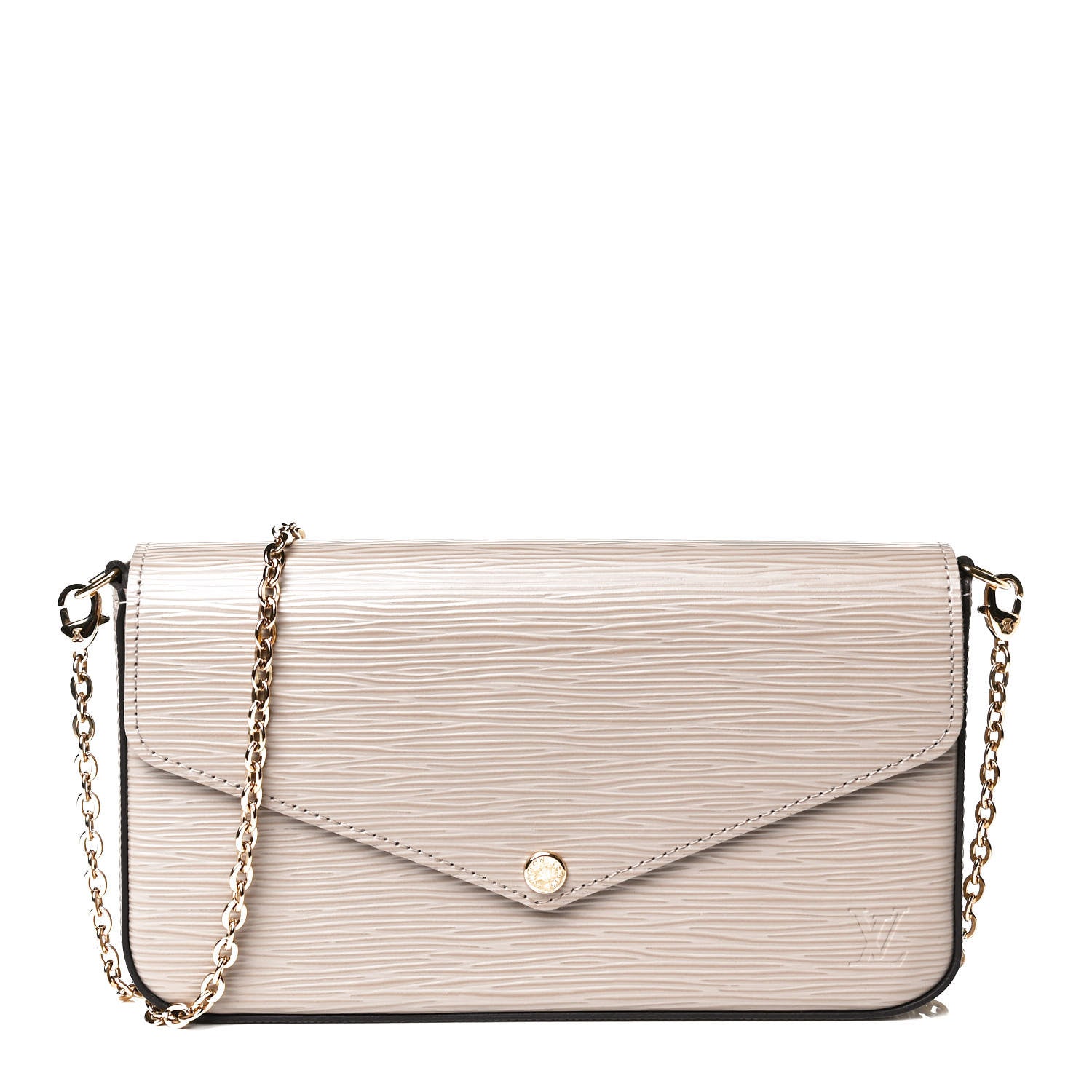 Louis Vuitton Epi Felicie Pochette Chain Wallet Galet 1 of 24