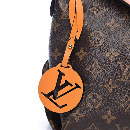 Louis Vuitton Monogram Beaubourg Hobo Mini Bordeaux Red Peach Safran Blue Jean Blue 10 of 11