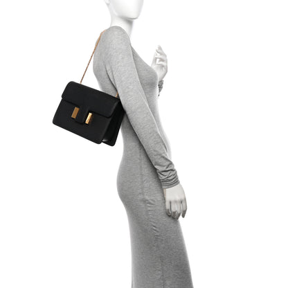 Tom Ford Grained Calfskin Medium Sienna Crossbody Bag Black 2 of 12