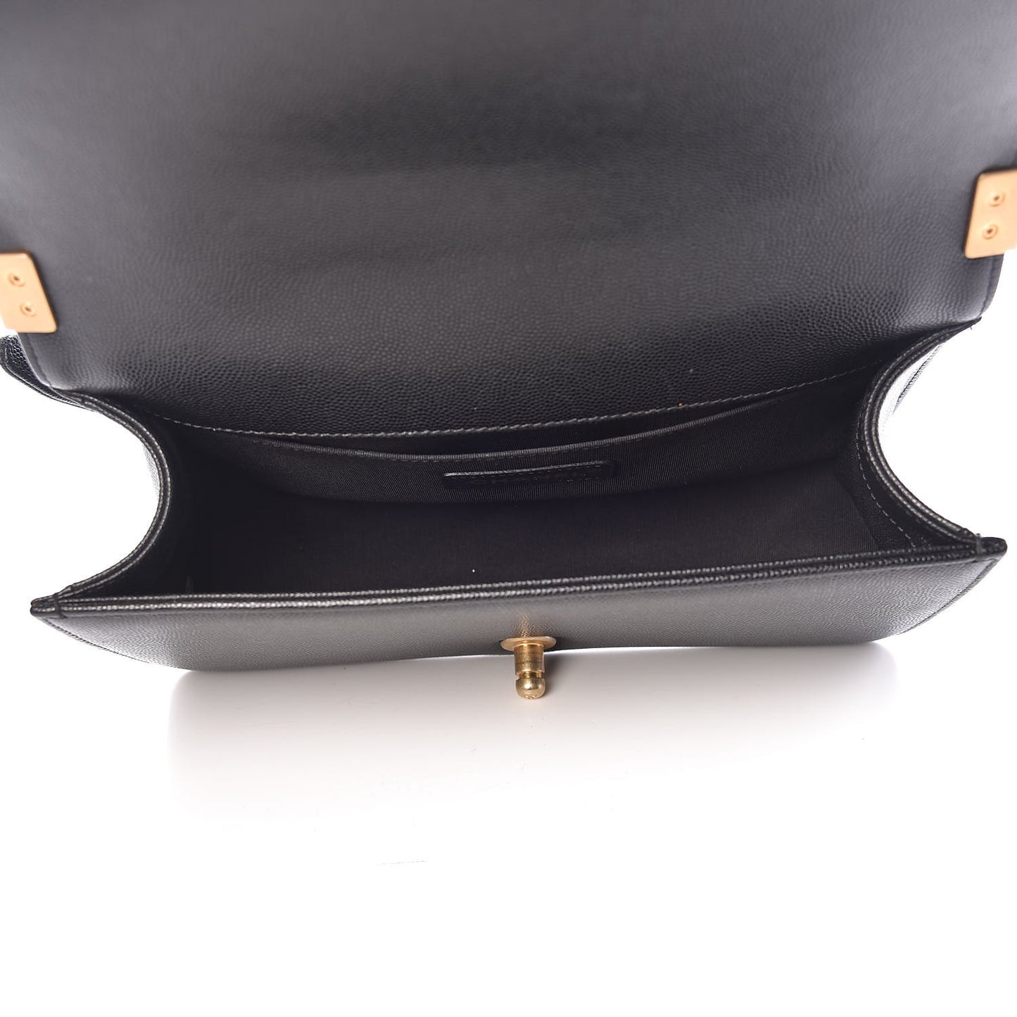 Caviar Quilted Medium Boy Flap Black