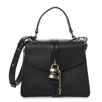 Chloe Grained Calfskin Medium Aby Day Shoulder Bag Black 1 of 8