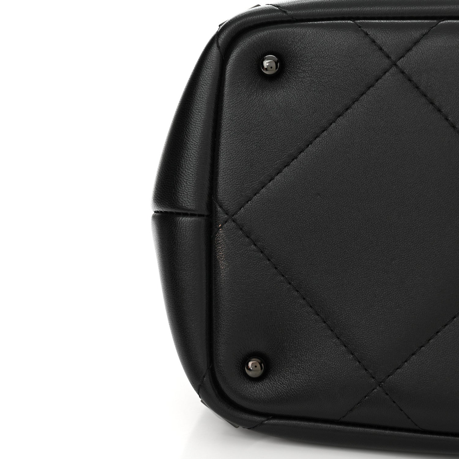 Valentino Garavani Nappa Monochrome Roman Stud The Handle Bag Black 12 of 12