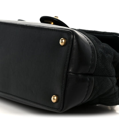 Chanel Iridescent Grained Calfskin Medium Globe Trotter Flap Black 11 of 11