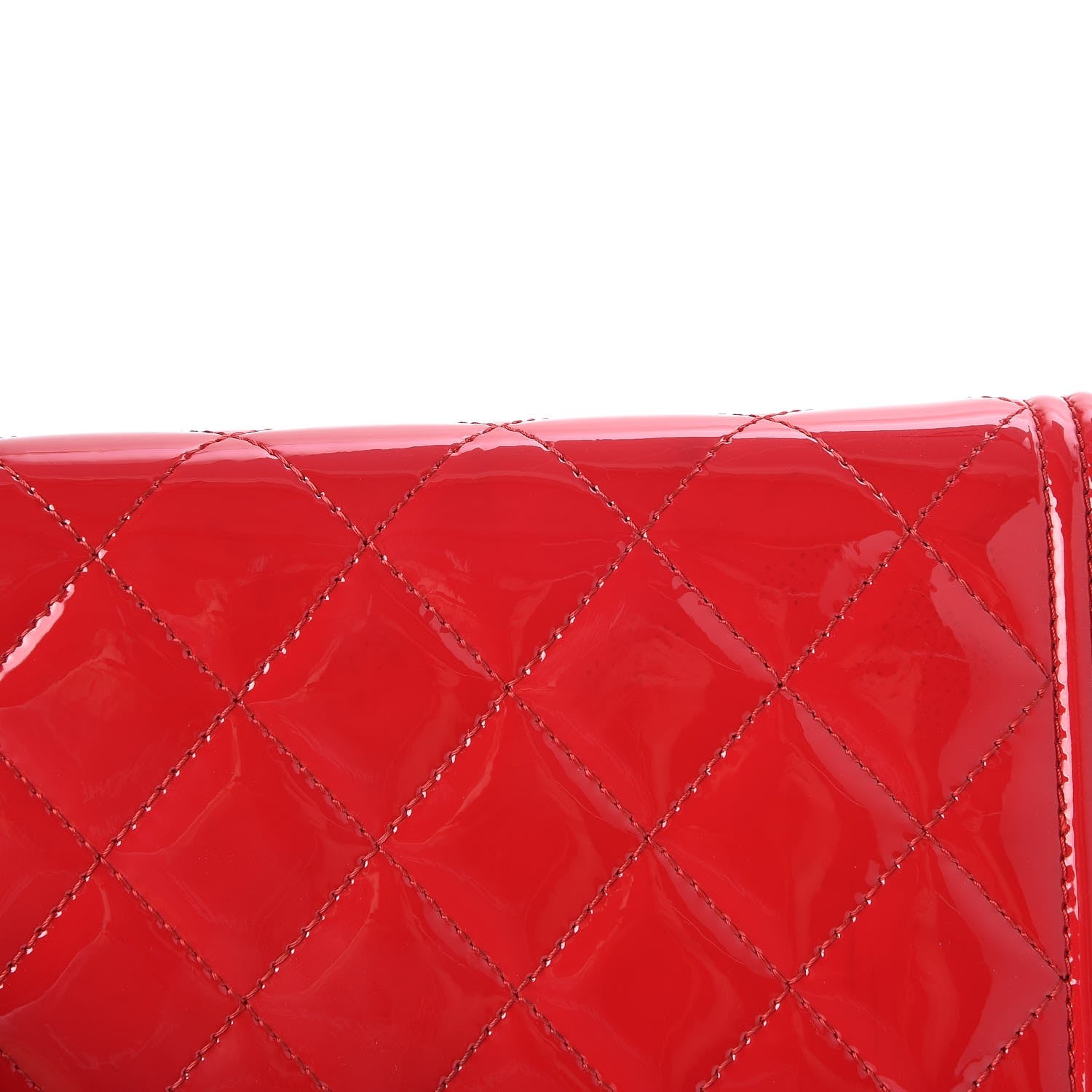 Chanel Patent Calfskin Quilted Boy Wallet On Chain WOC Pink 11 of 13