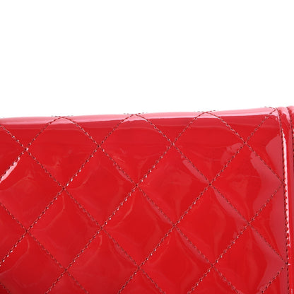 Chanel Patent Calfskin Quilted Boy Wallet On Chain WOC Pink 11 of 13