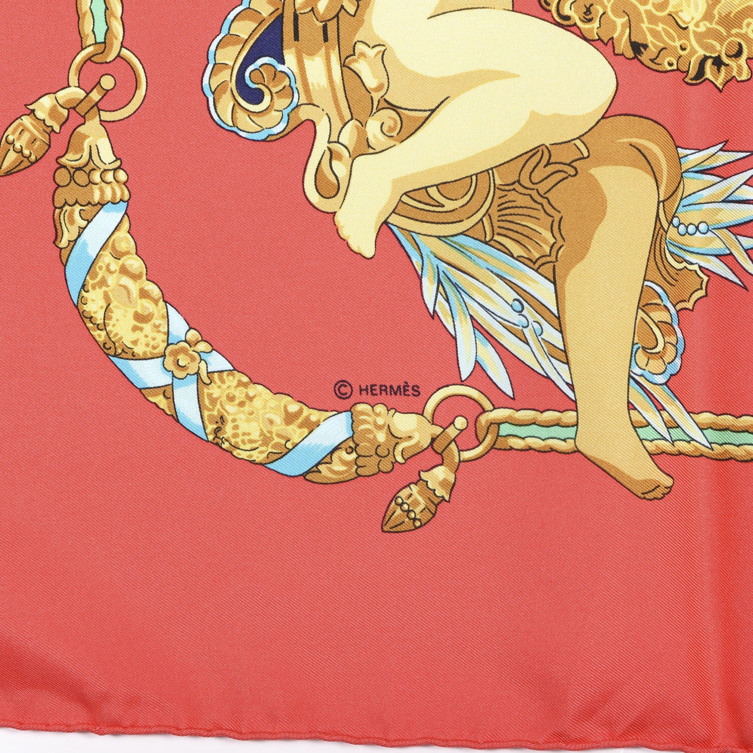 Hermes Silk Hommage A Charles Garnier Architecte De L'Opera De Paris Scarf 90 2 of 5