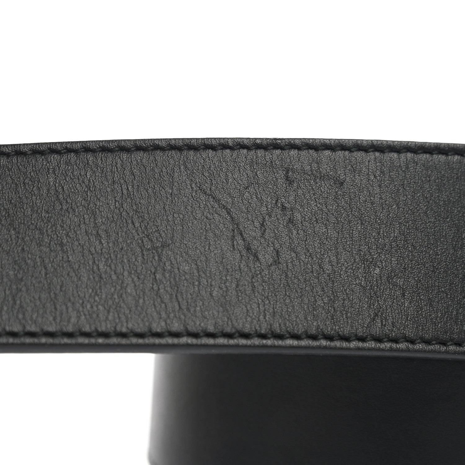 Gucci Moon Calfskin Pearl Double G 40mm Belt 80 32 Black Cream 6 of 6