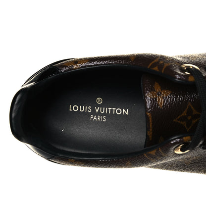 Louis Vuitton Patent Monogram Frontrow Sneakers 40 7 of 8