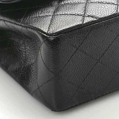 Chanel Caviar Quilted Small Double Flap Black 9 of 10