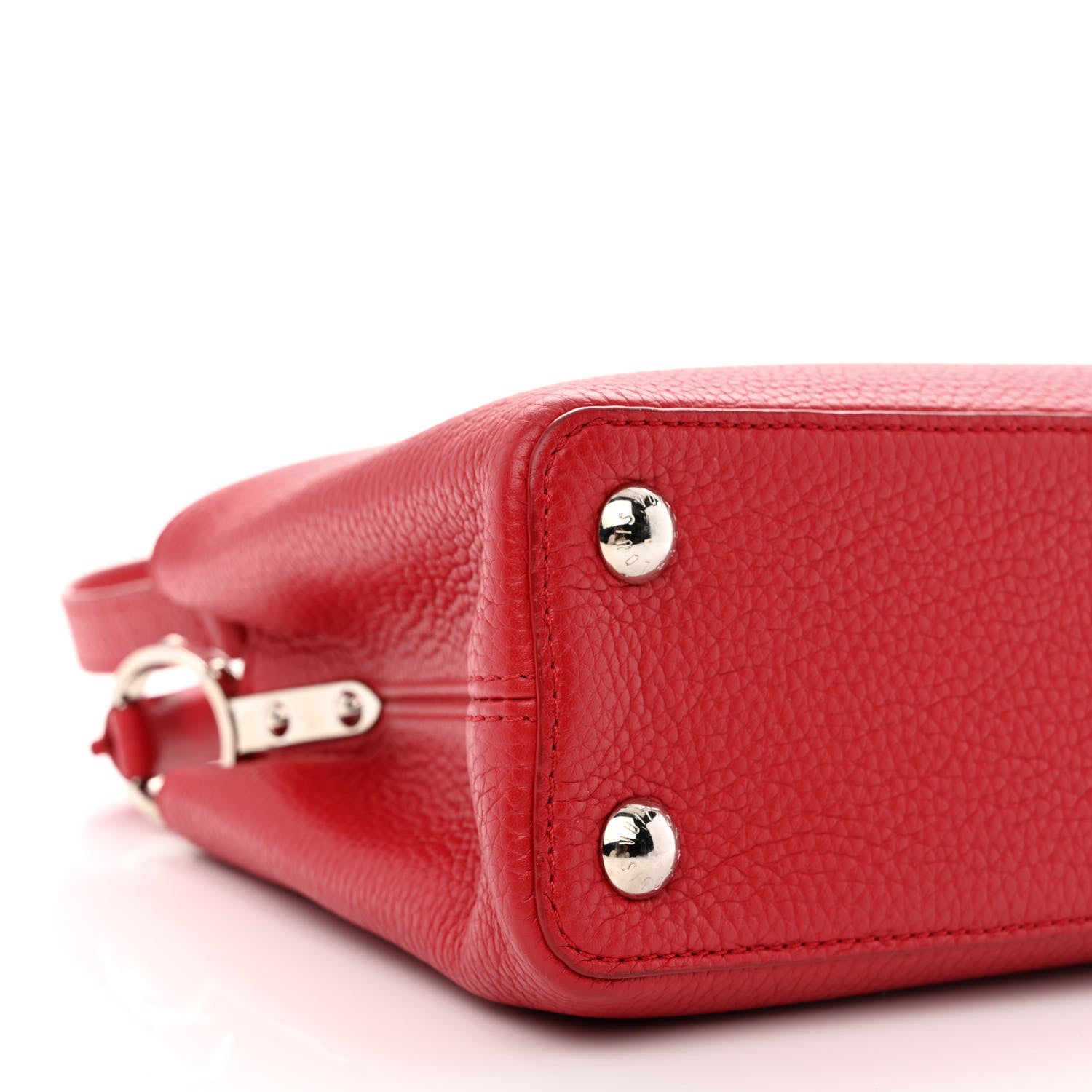 Louis Vuitton Taurillon Capucines BB Rubis 7 of 11