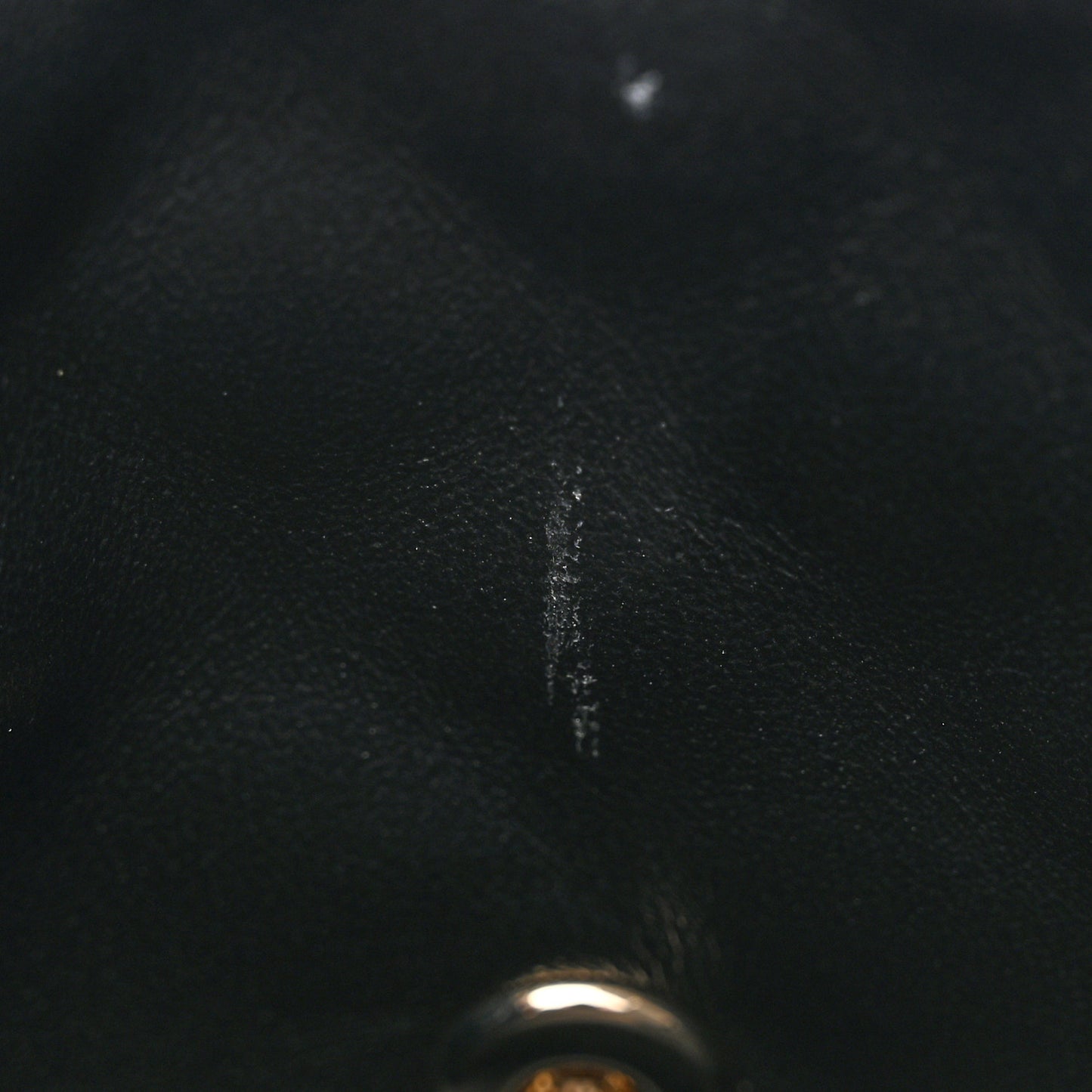 Caviar Quilted Flap Clutch Black