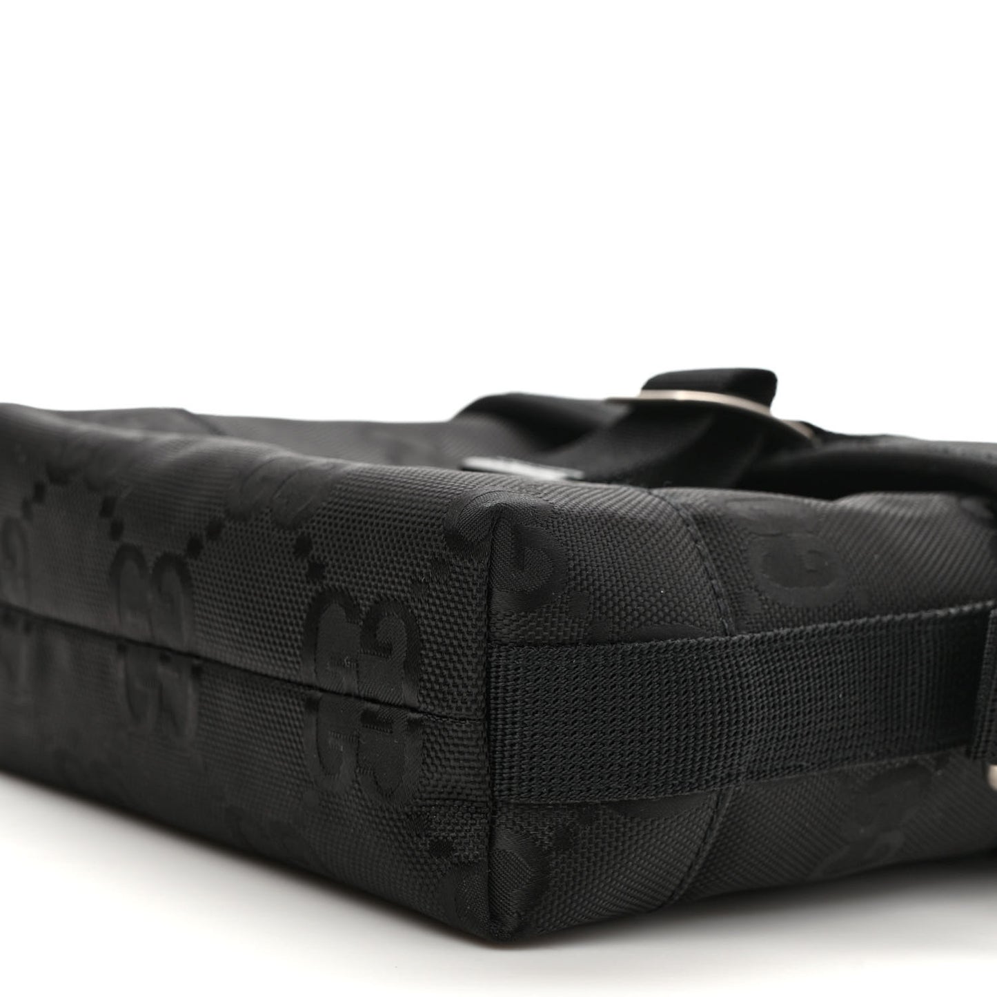 Econyl Nylon Monogram Off The Grid Messenger Bag Black