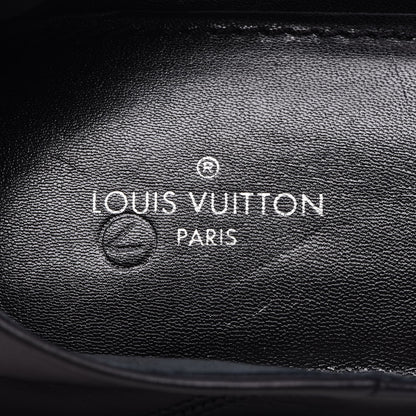 Louis Vuitton Calfskin Monogram Studded Loafers 39 Black 6 of 12