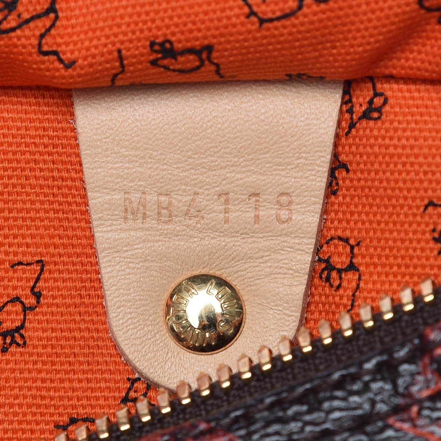 Louis Vuitton Catogram Speedy Bandouliere 30 Marron 9 of 16