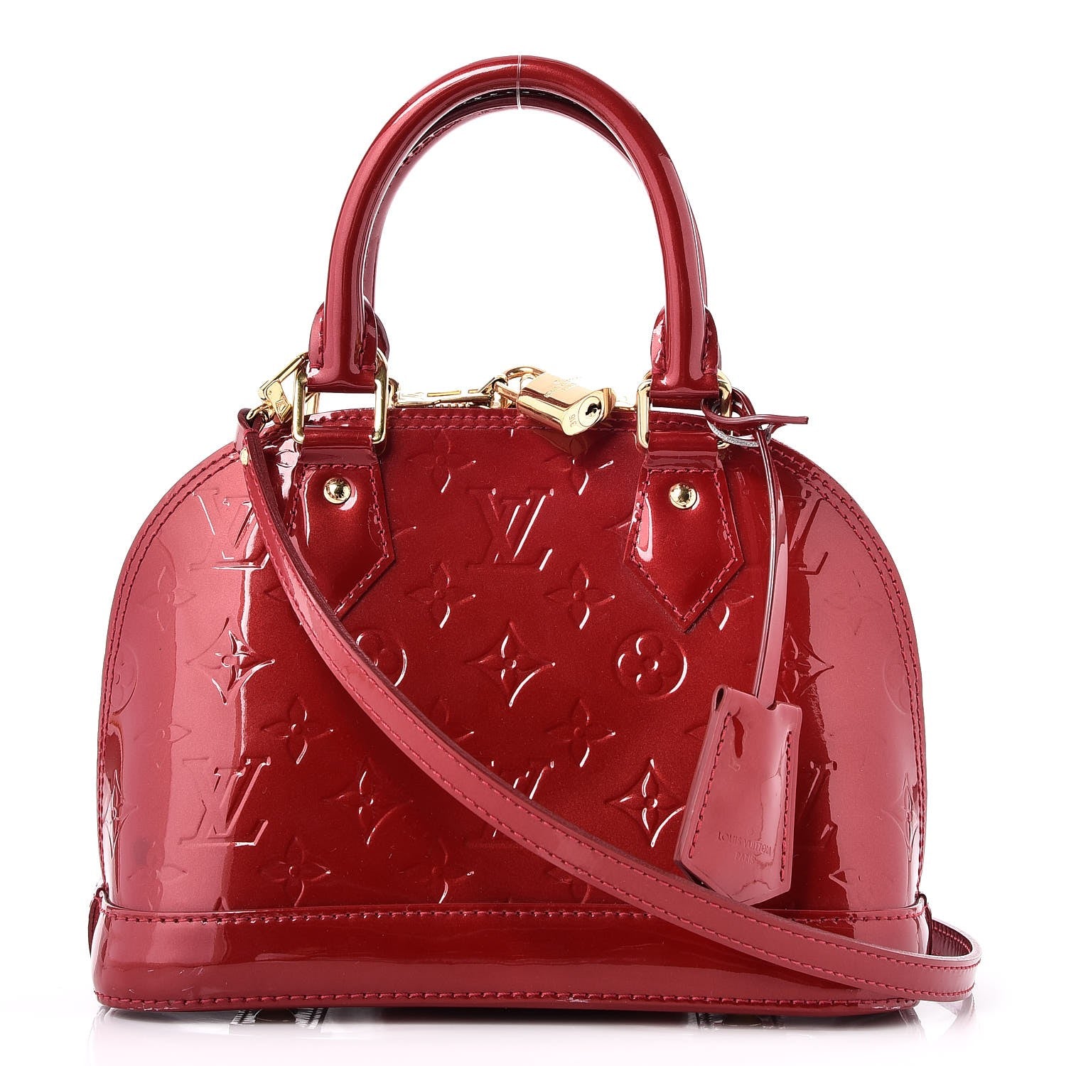 Louis Vuitton Vernis Alma BB Pomme D'Amour 1 of 7