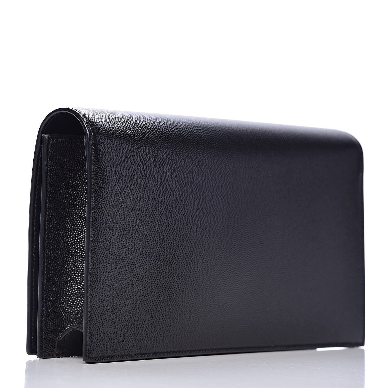 Saint Laurent Grain De Poudre Classic Monogram Kate Clutch Black 3 of 14