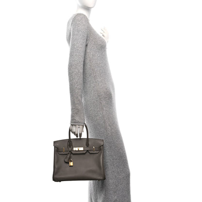 Hermes Epsom Birkin 30 Etain 2 of 12