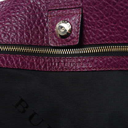 Burberry Heritage Grain Medium Woodbury Tote Damson Magenta 6 of 9