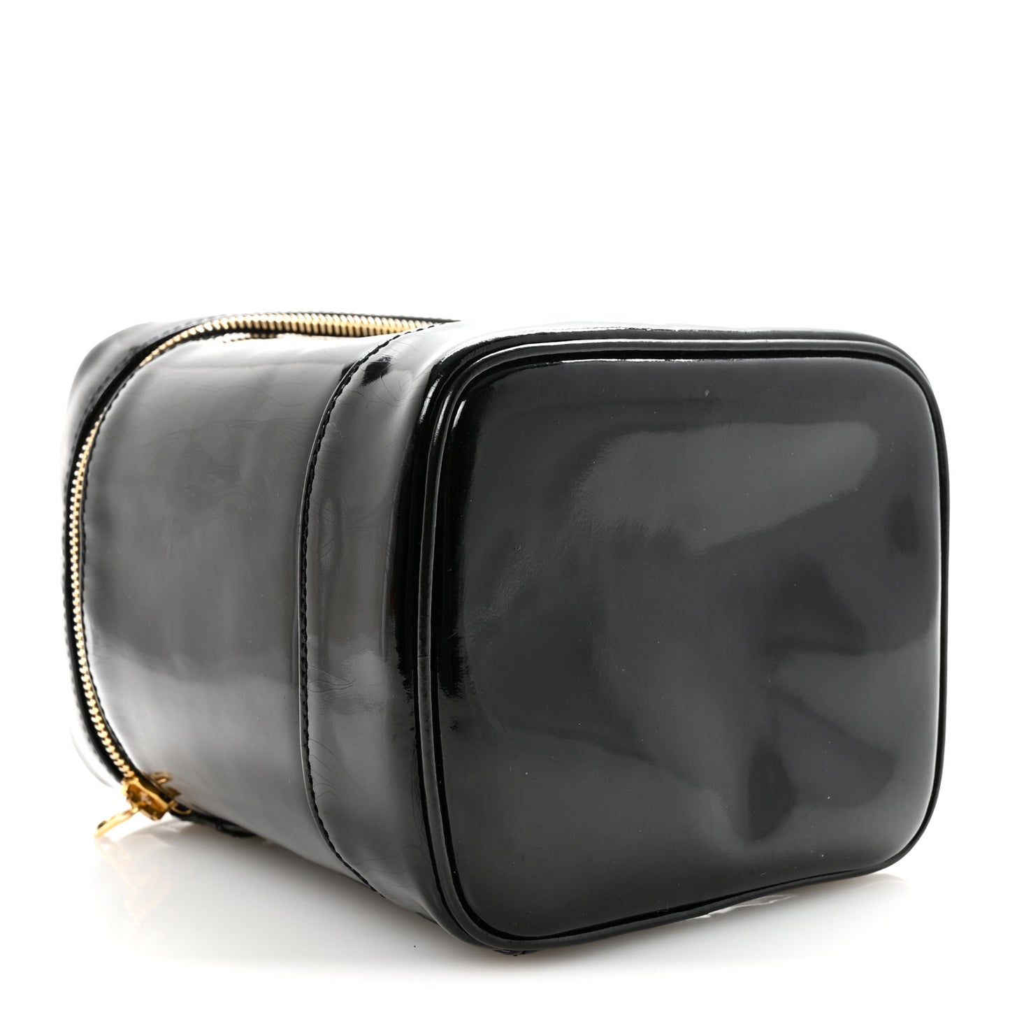 Patent Timeless Vanity Cosmetic Case Black